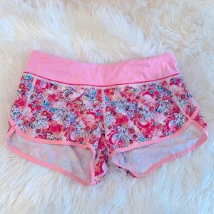 Lululemon short- pink floral